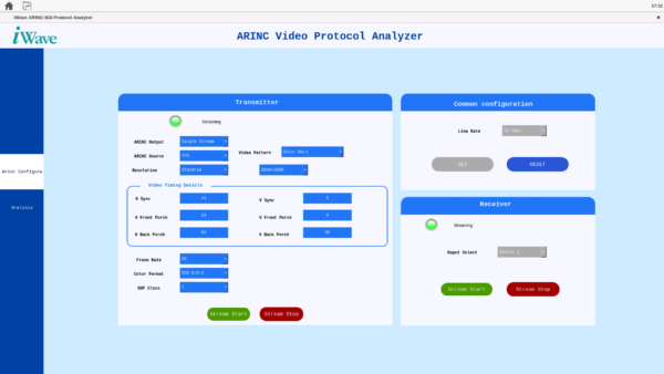 Arinc Video Analyzer Window image