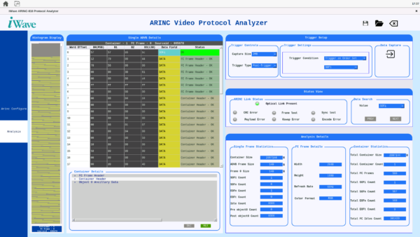 Arinc Video analyzer protocol image