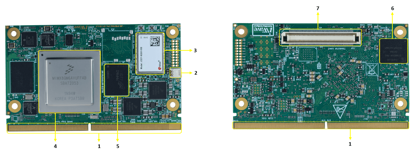 i.MX 8QM SMARC top and Bottom 1