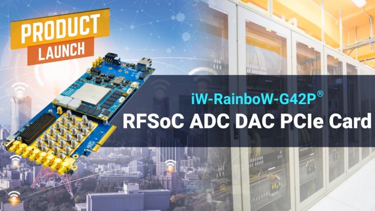 RFSoC ADC DAC PCle Card Banner