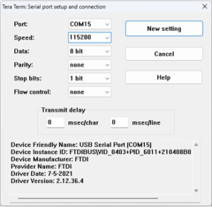 TERA TERM Verify