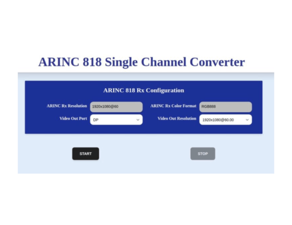 ARINC 818 Single-Channel Convertion card Form View image