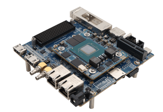 Angle view of Agilex 5 Development kit