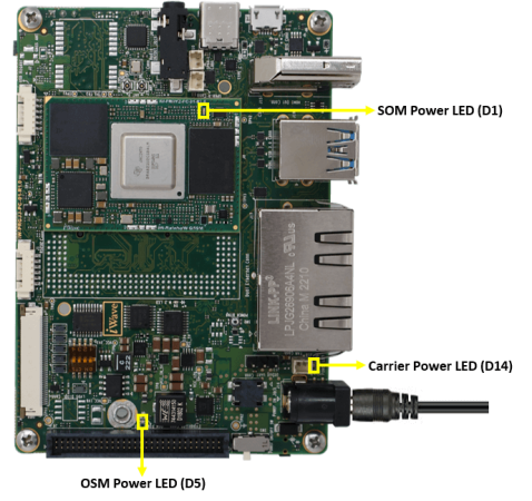 TI DRA821Ux Power on image