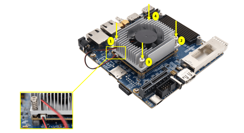 Versal AI Fansink- Detailed View