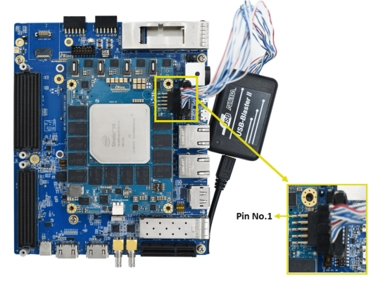 JTAG Connection for Stratix10